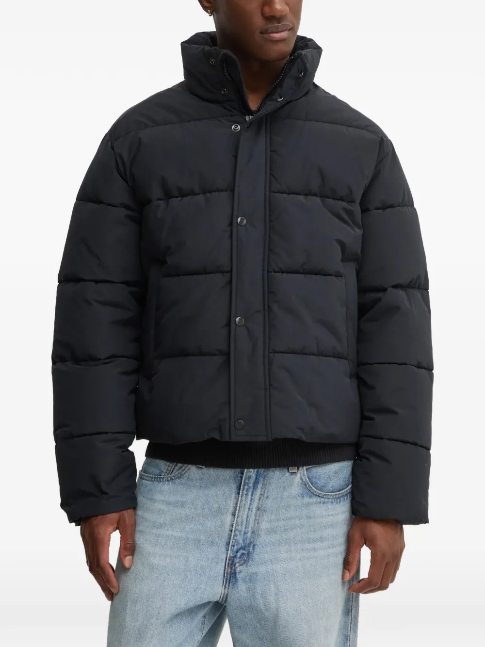 Abercrombie & Fitch padded zip-up jacket - Nero