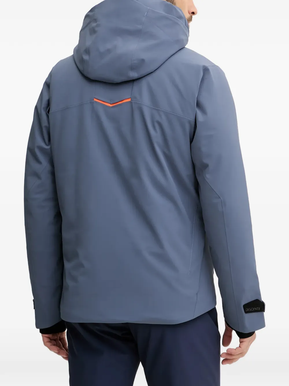 Hooded Zip-Fastening Ski Jacket