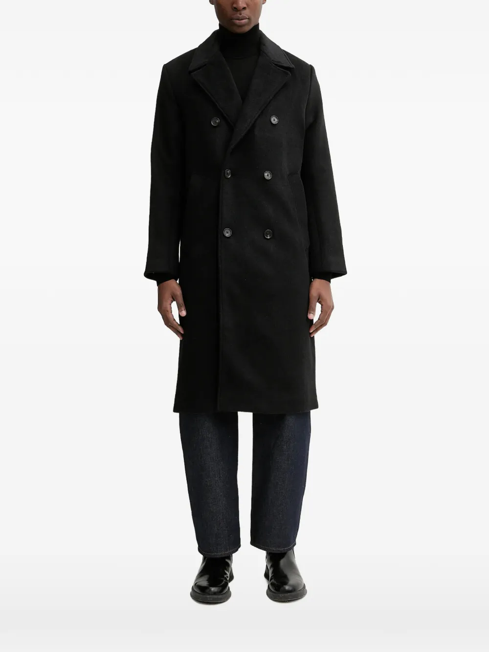 Abercrombie & Fitch long-sleeves double-breasted coat - Nero
