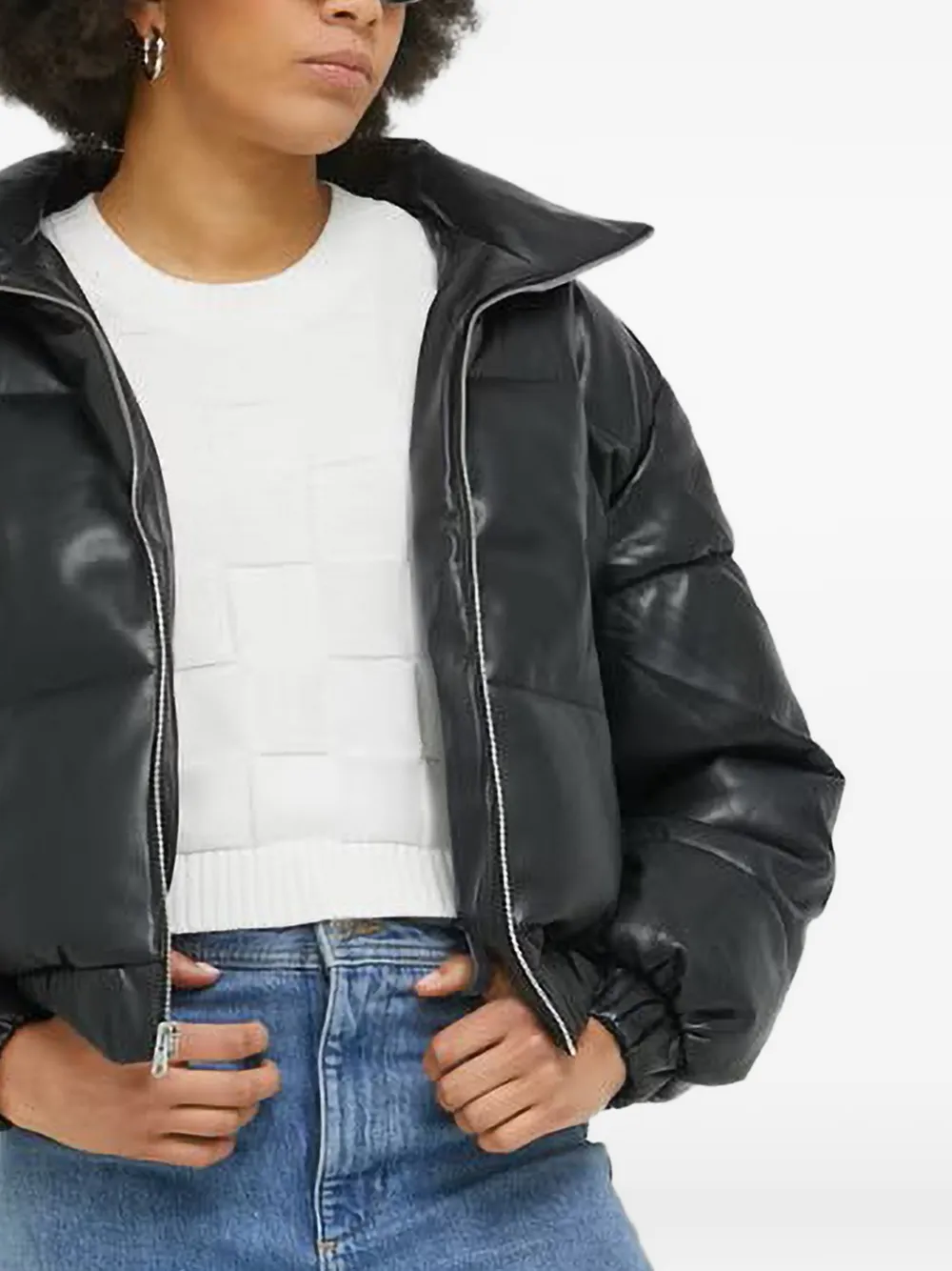 Abercrombie & Fitch zip padded jacket - Nero