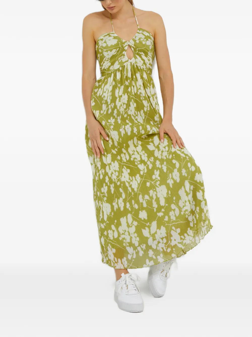 Abercrombie & Fitch floral-print maxi dress - Grün