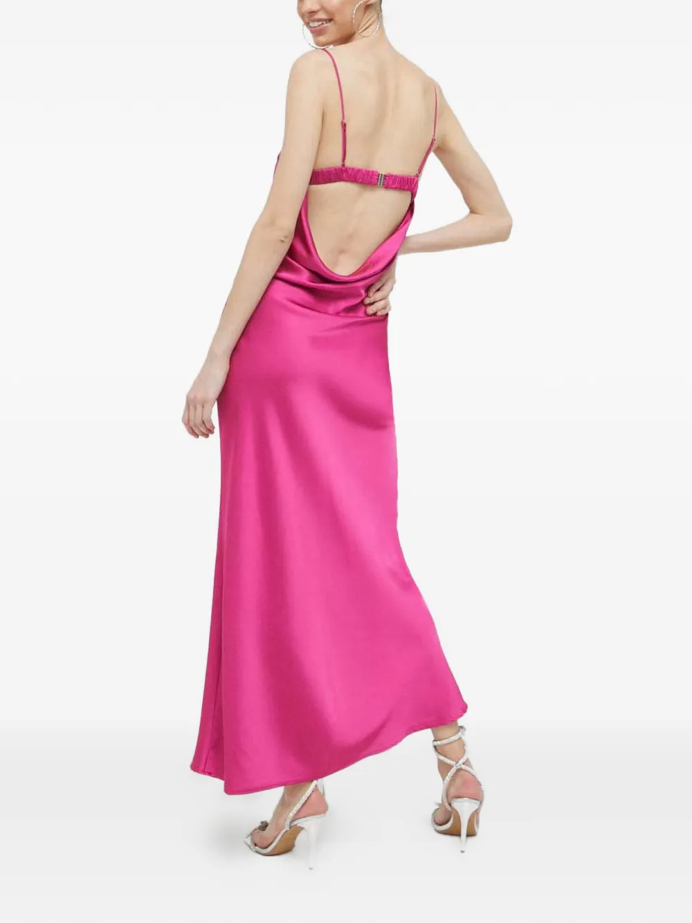 strap open-back maxi dress