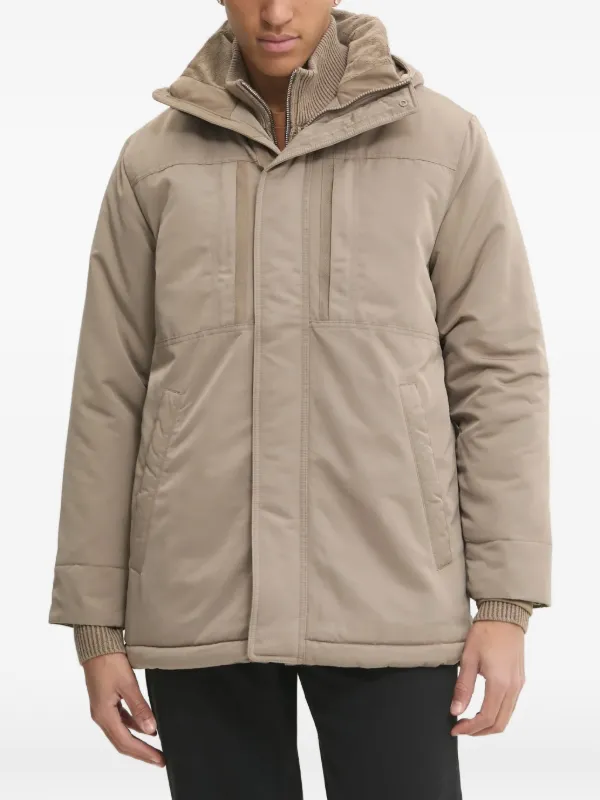 Hollister Hooded Zip Jacket | Neutrals | FARFETCH PH