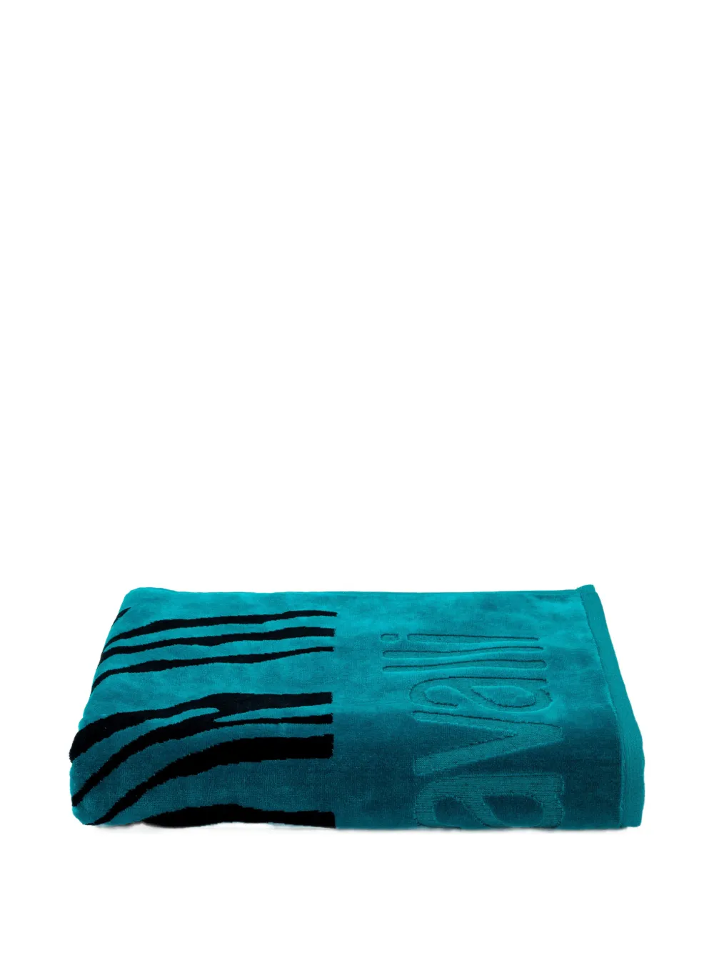 Roberto Cavalli Zebra-print 2000 beach towel - Blu