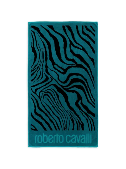 Roberto Cavalli Zebra-print 2000 beach towel