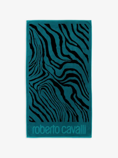 Roberto Cavalli Zebra-print 2000 beach towel