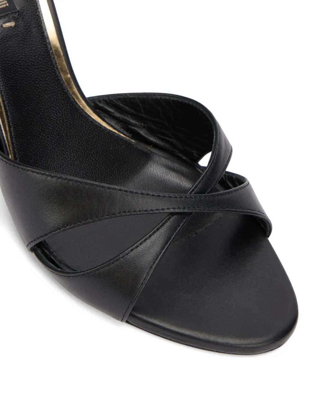 Roberto Cavalli Serpentine sandals Zwart