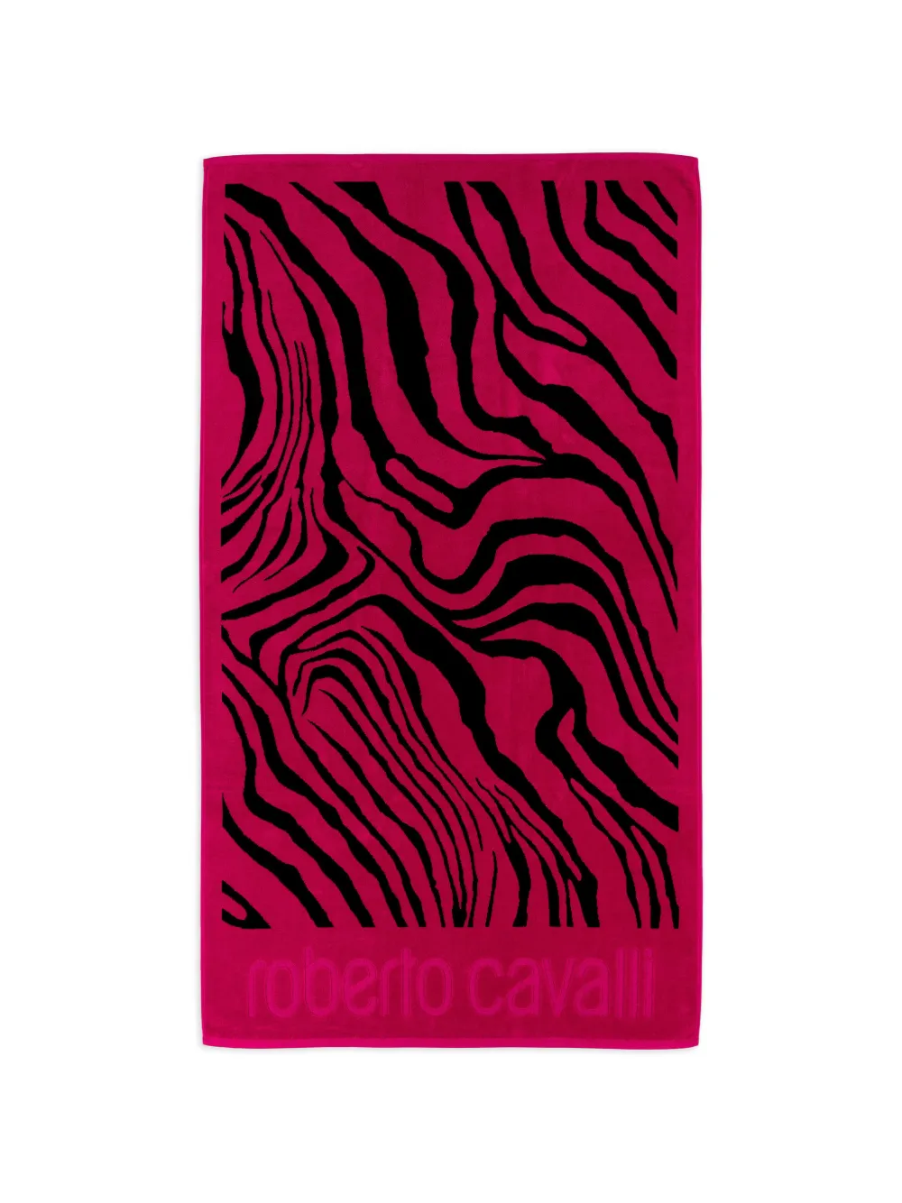 Roberto Cavalli Zebra-print 2000 beach towel - Rosa