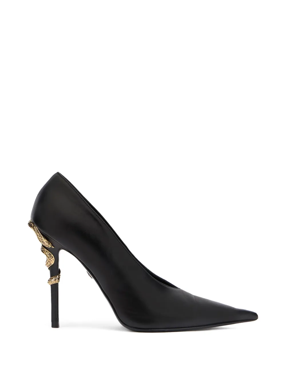 Roberto Cavalli Serpentine pointed-toe pumps Zwart