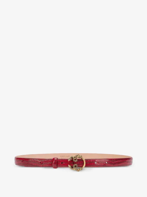 Roberto Cavalli Serpentine leather belt