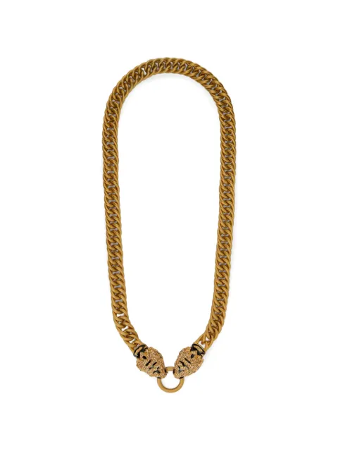 Roberto Cavalli collar Roar con cabeza de tigre