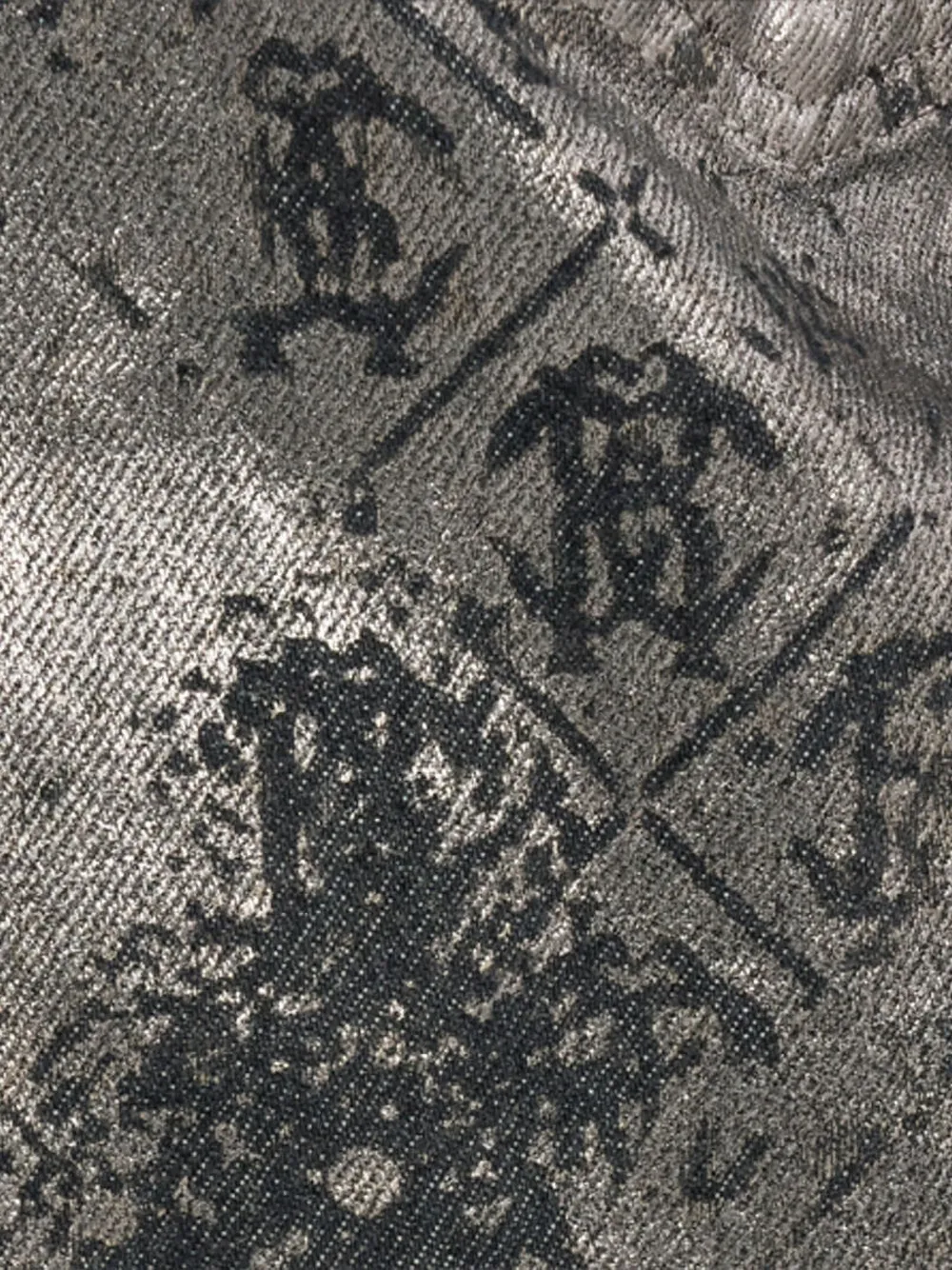 Monogram-print trousers