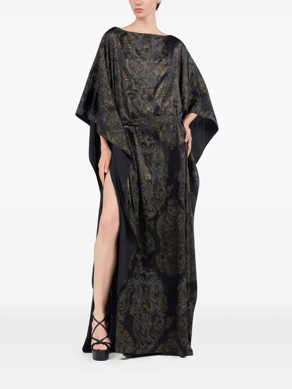 Roberto Cavalli ornamental-print dress - Zwart