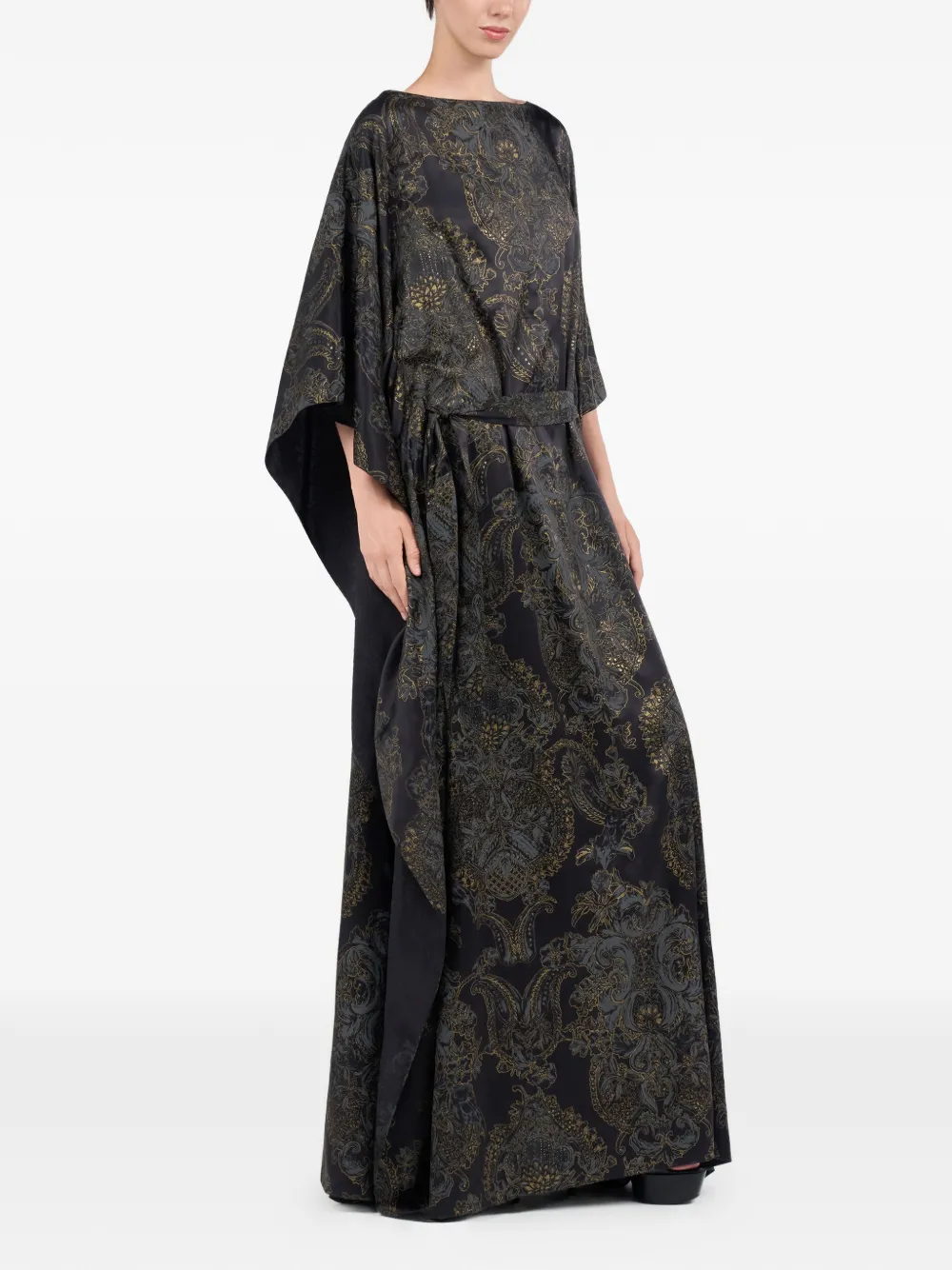 Roberto Cavalli Jurk met print Zwart