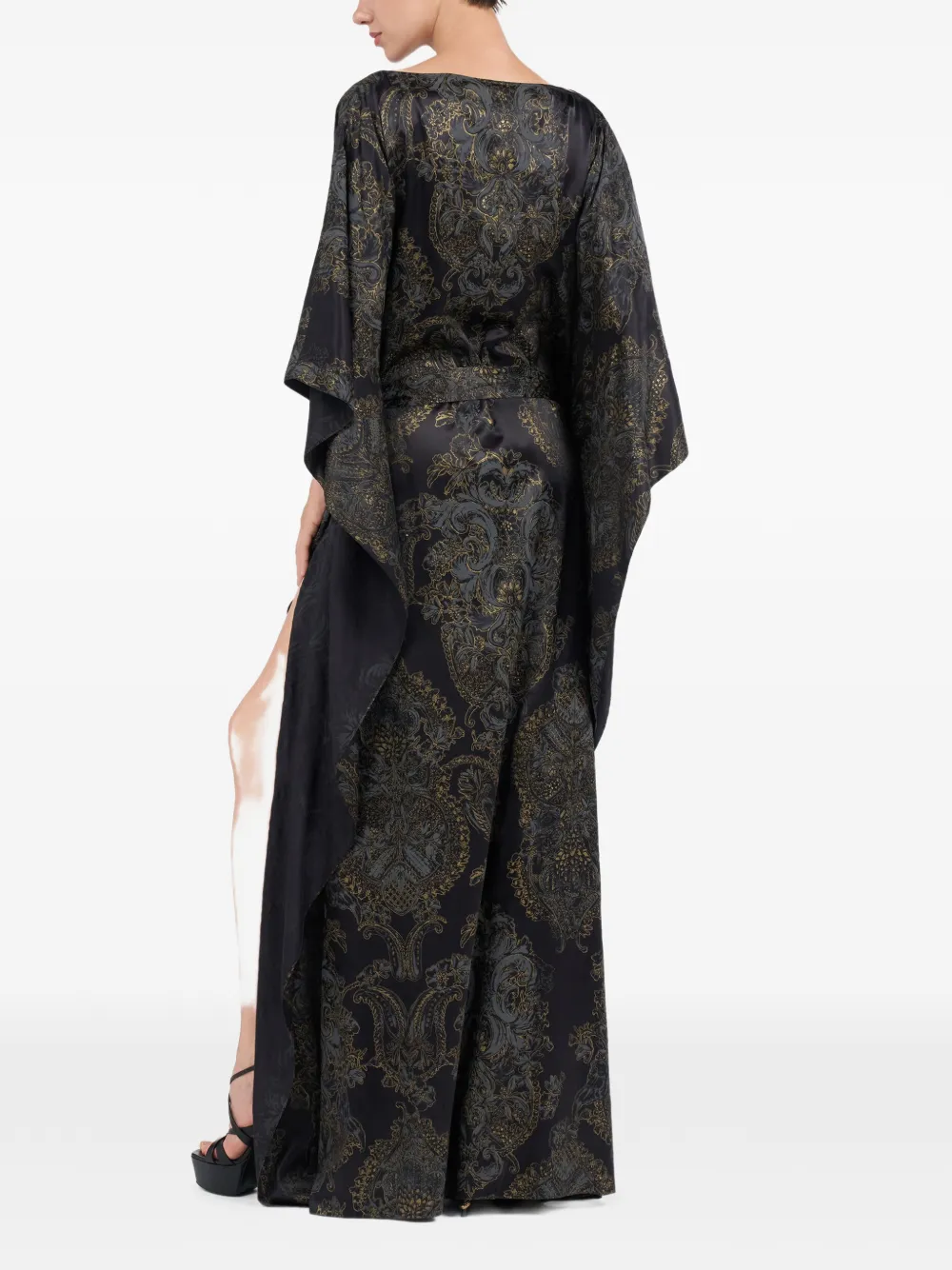 Roberto Cavalli Jurk met print Zwart