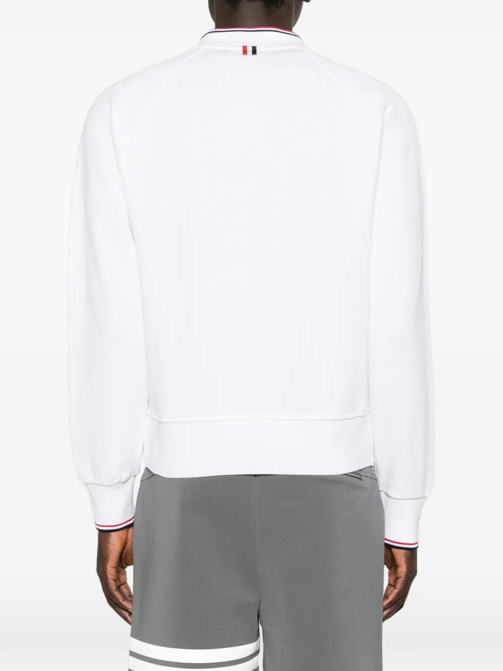 Thom Browne Bomberjack met rits Wit