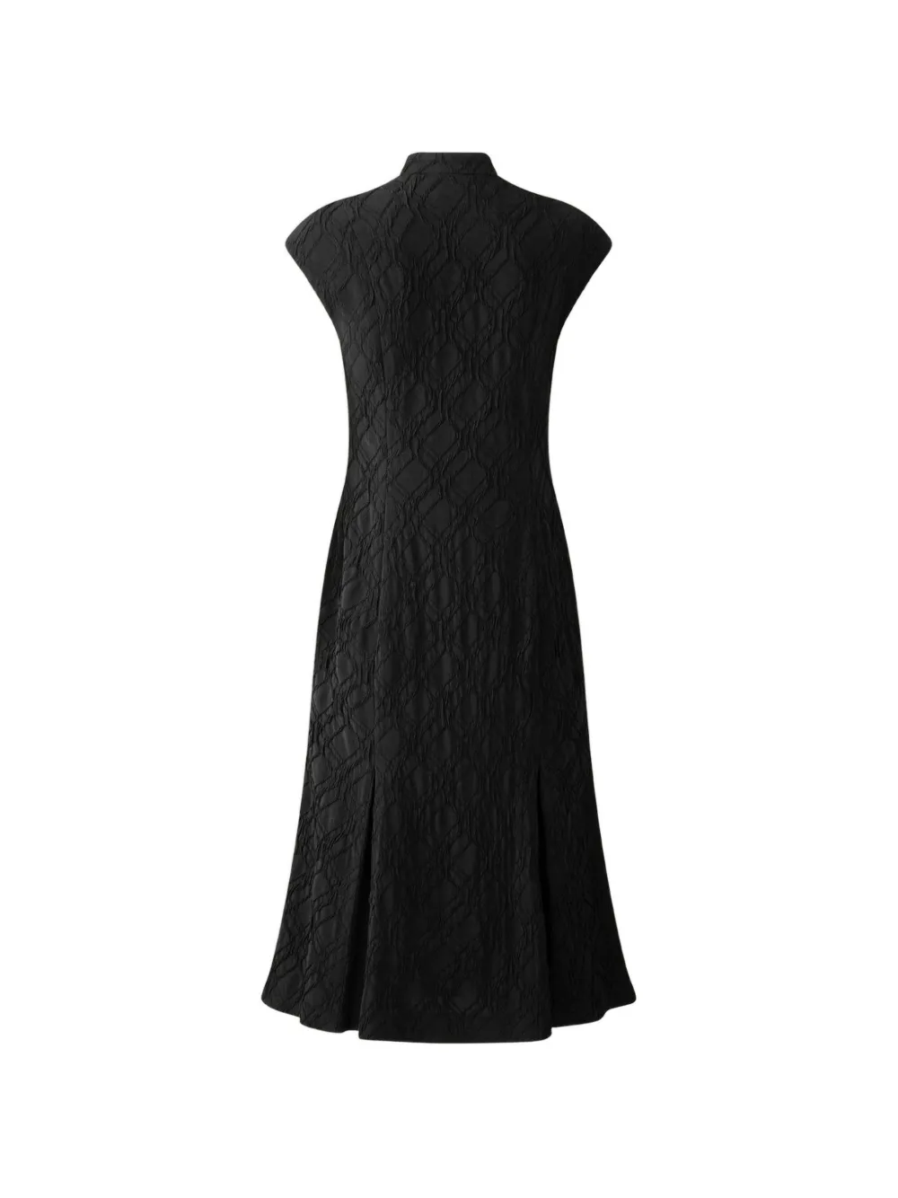 Shanghai Tang Zijden qipao jurkmet jacquard Zwart