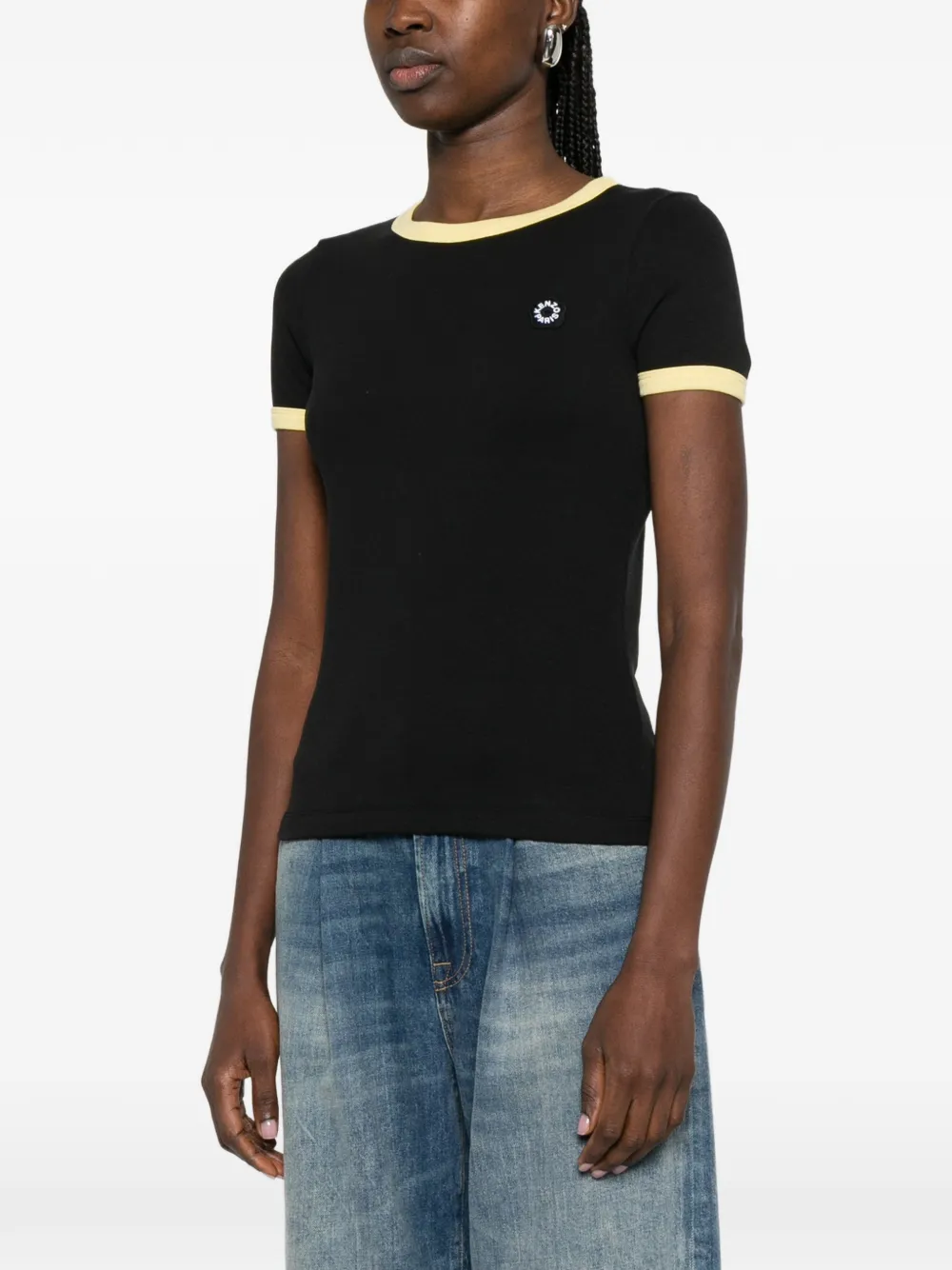 Kenzo T-shirt met korte mouwen en logodetail Zwart