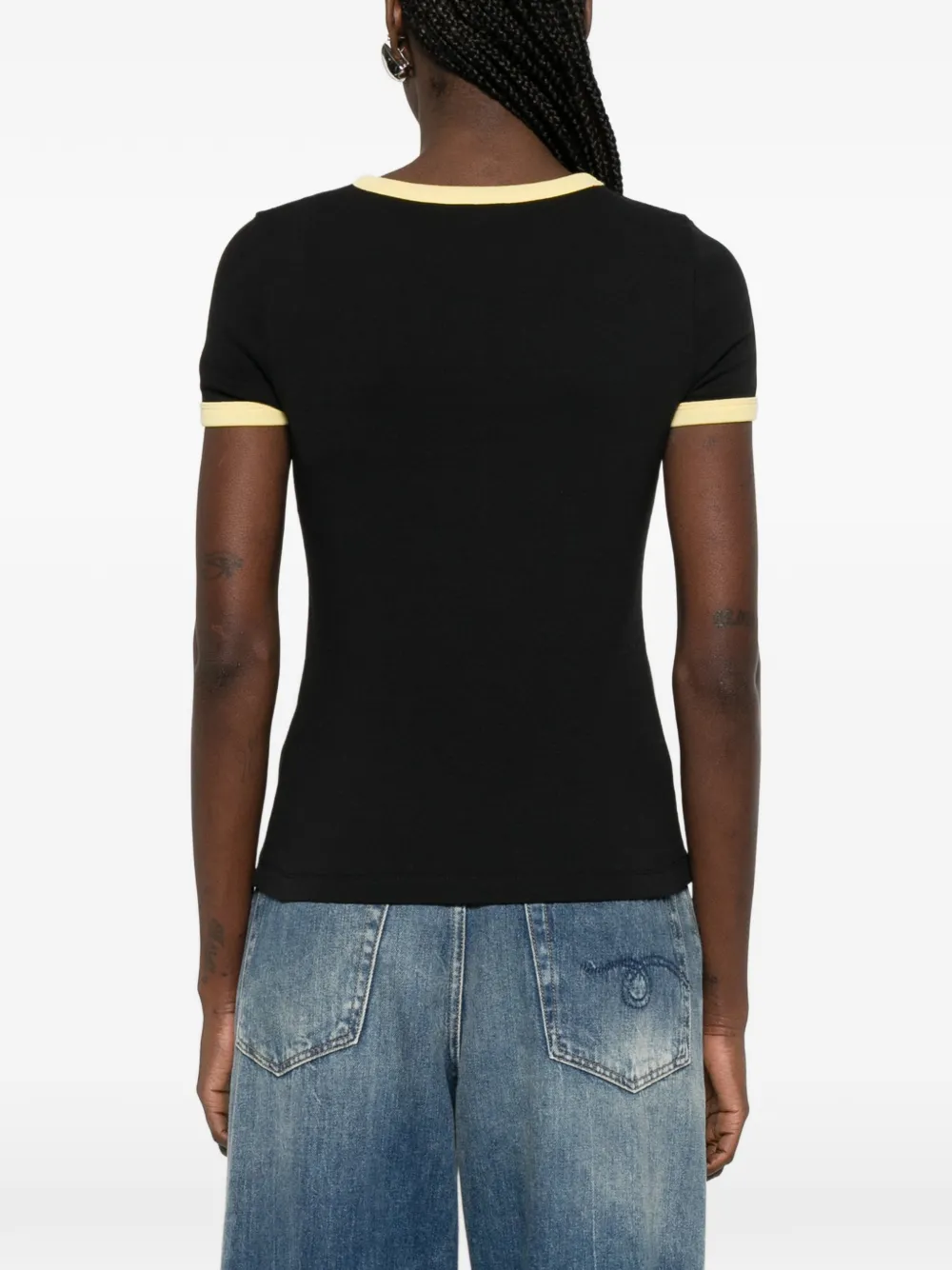 Kenzo T-shirt met korte mouwen en logodetail Zwart