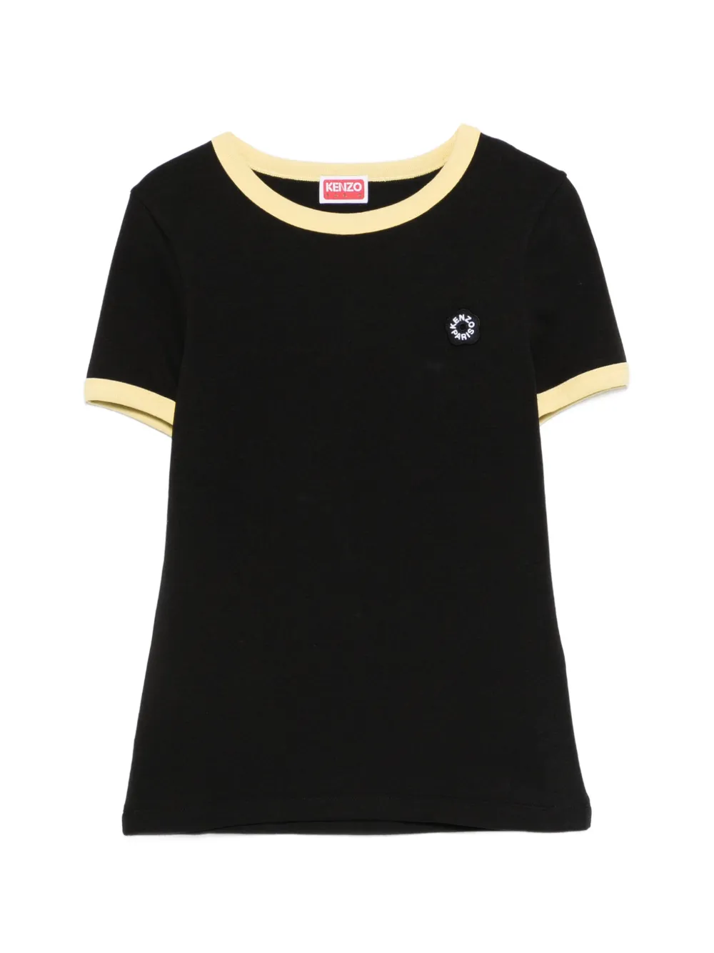 Kenzo short-sleeved logo-detail T-shirt - Nero
