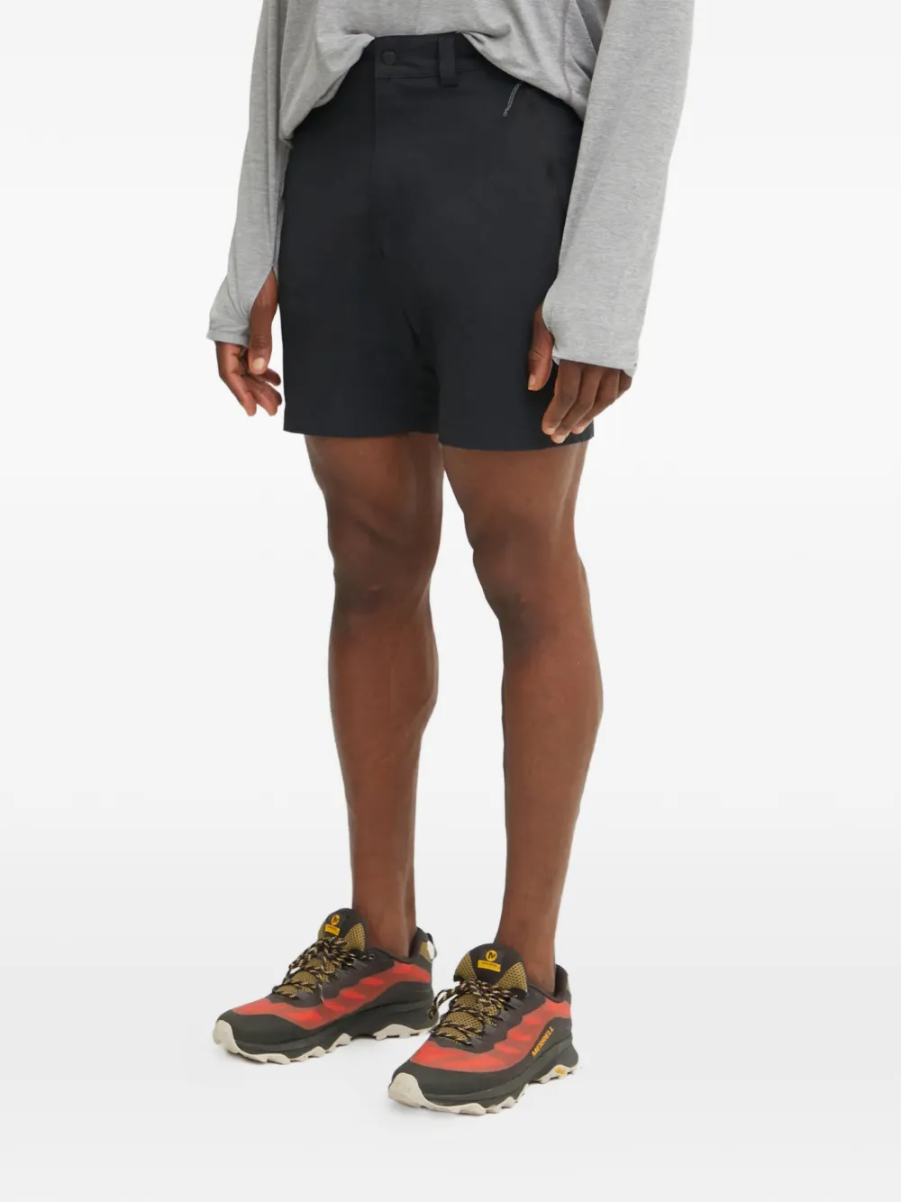 Fjällräven logo-patch shorts - Nero