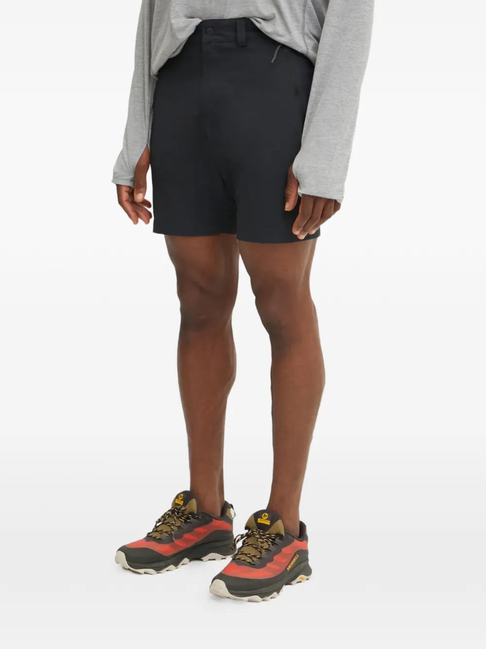 Fjällräven logo-patch shorts - Nero