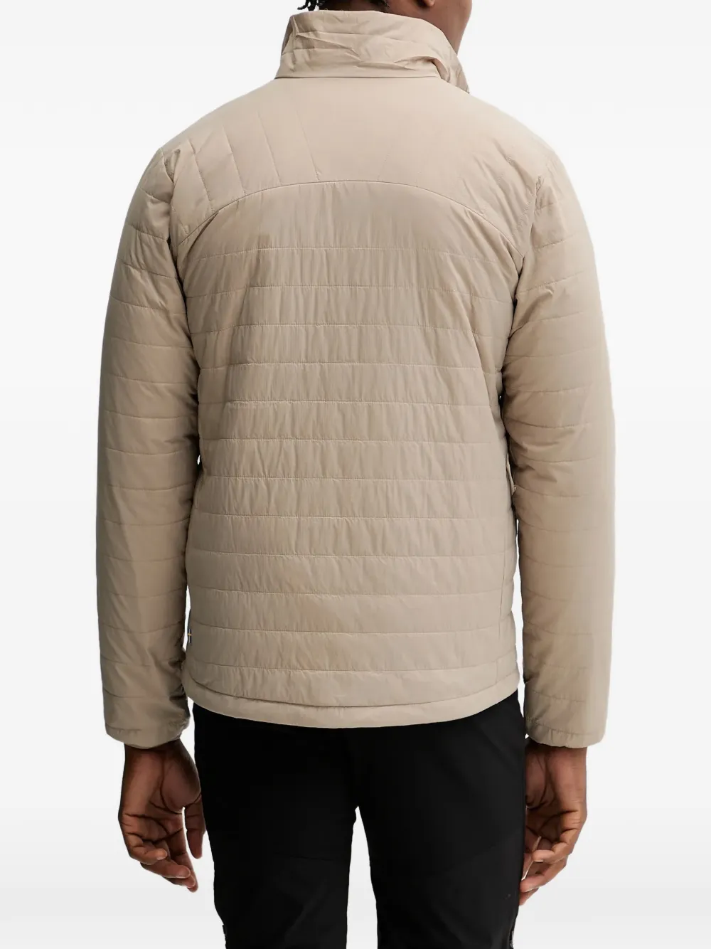 Quilted Logo-Patch Jacket