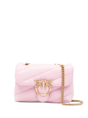 新品PINKO ショルダーバッグ ピンク系 チェーン レザー 牛革 ピンコ 新品PINKO ショルダーバッグ ピンク系 チェーン レザー 牛革 ピンコ