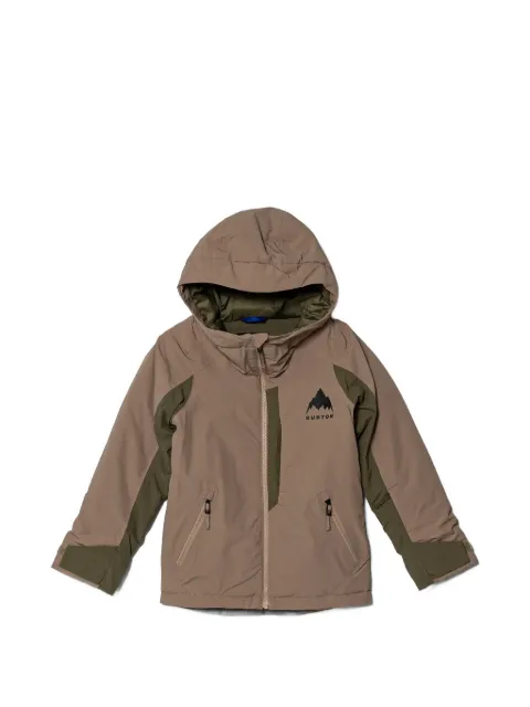 Burton hooded panelled jacket