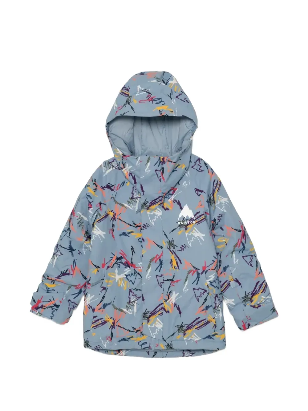 Burton printed hooded jacket - Blu