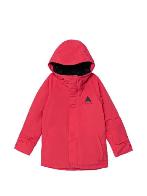Burton logo-print hooded coat