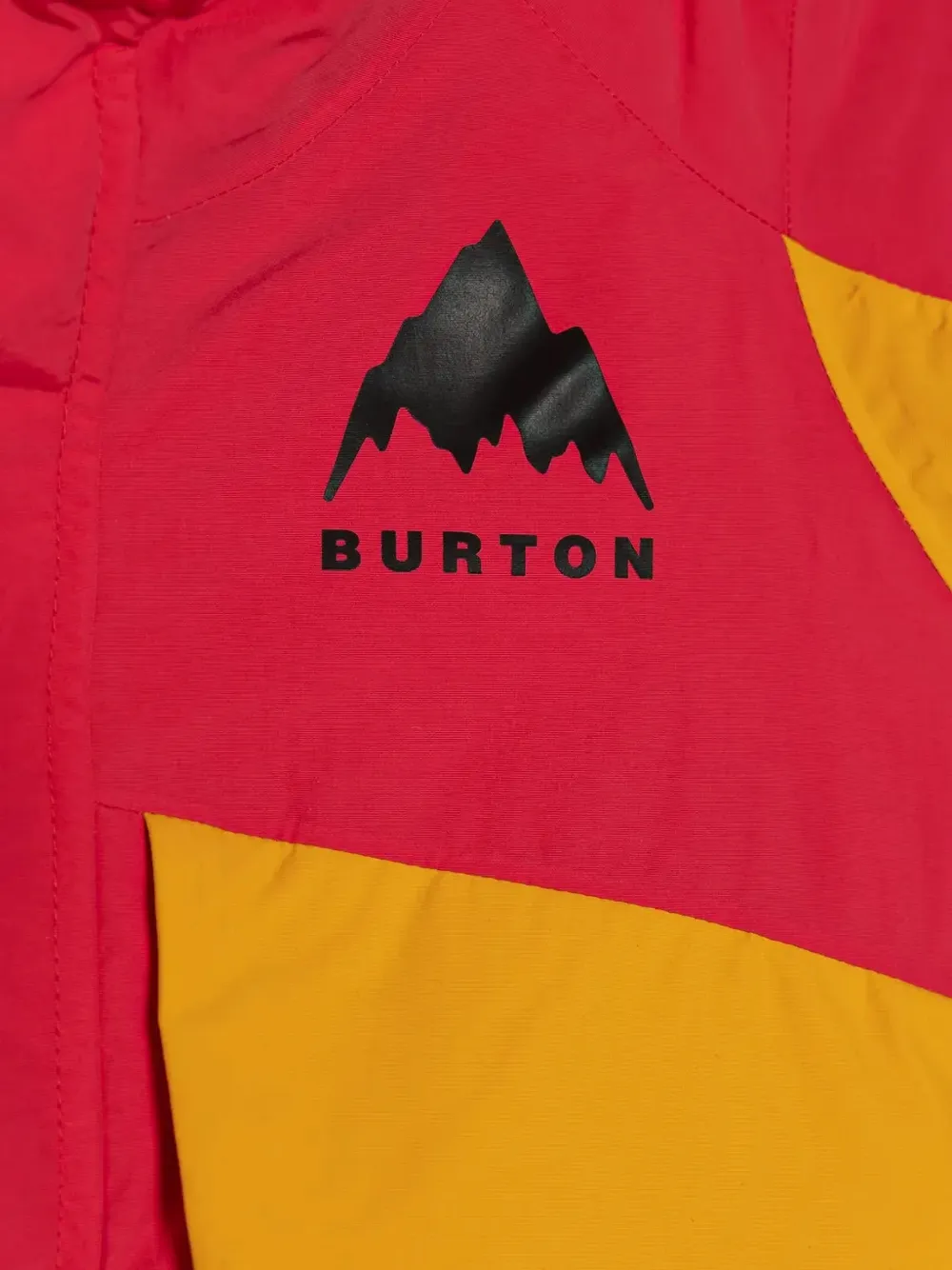  Burton Hooded Panelled Jacket - Red 