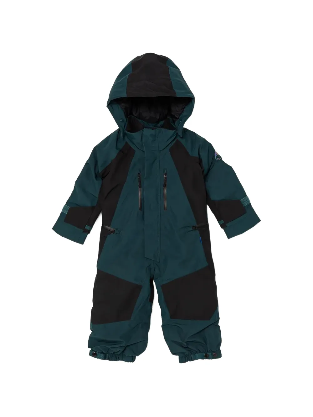 Burton hooded colour-block ski suit - Blu