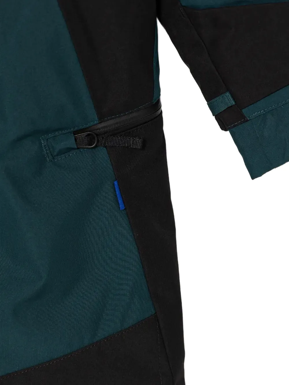  Burton Hooded Colour-block Ski Suit - Blue 