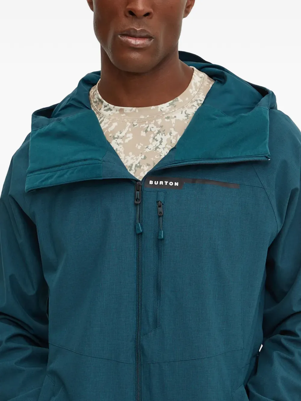 Burton Ski-jack met capuchon en rits Blauw