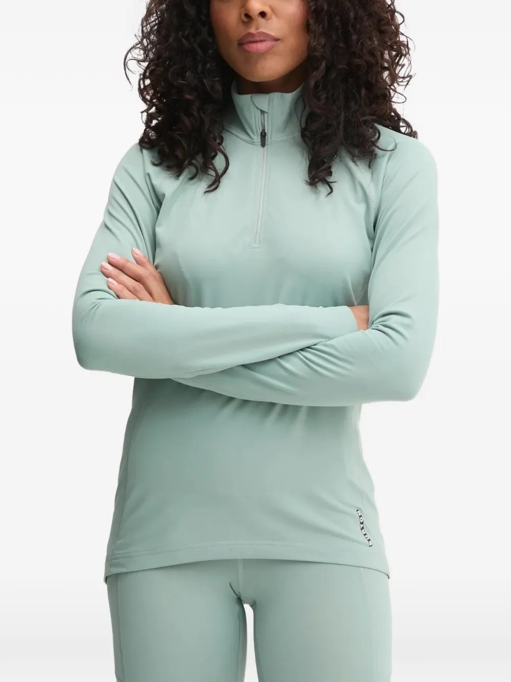 Burton zip long-sleeve top - Verde
