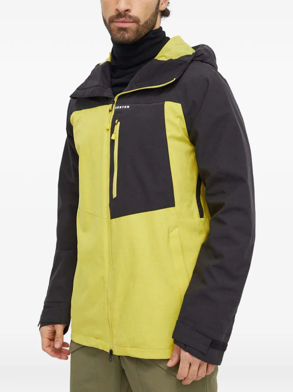 Burton Lodgepole 2L colour-block hooded skiwear jacket - Giallo
