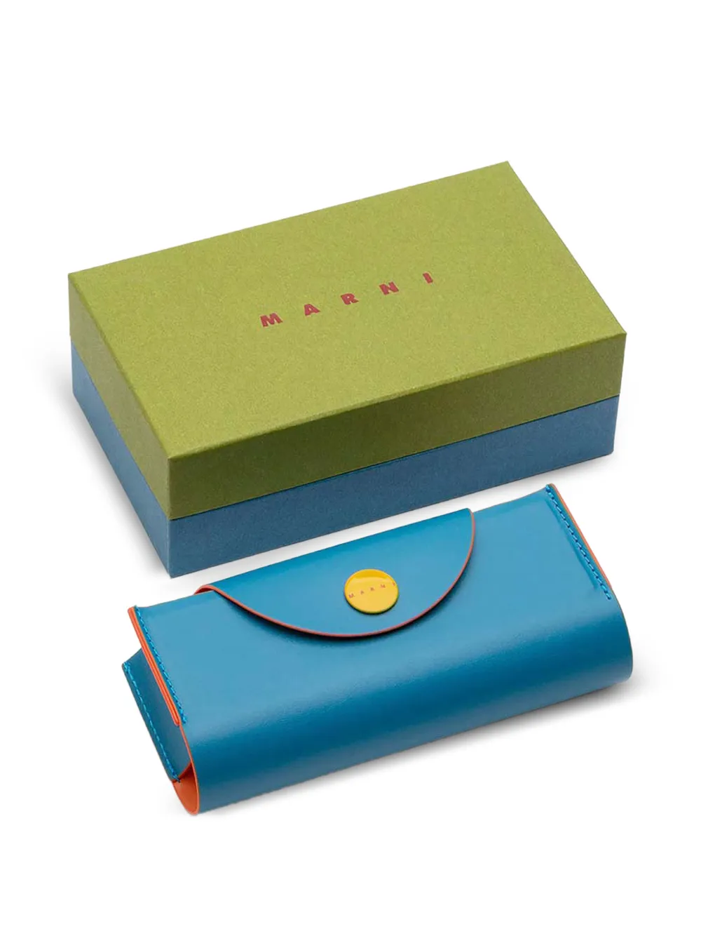 Marni Eyewear Zonnebril met vierkant montuur Paars
