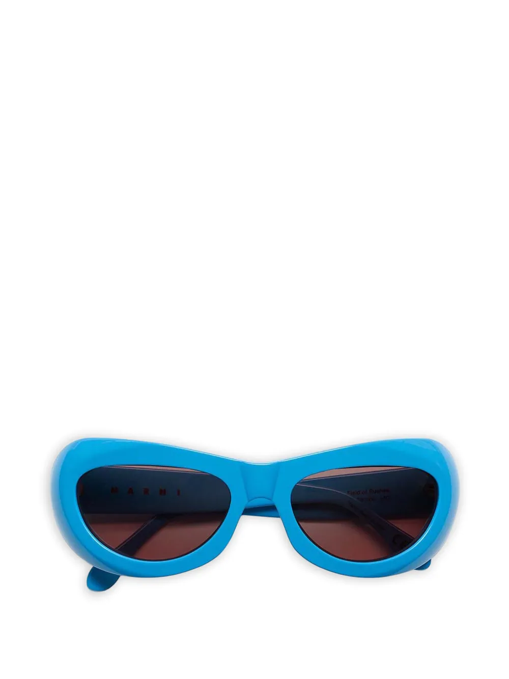 Marni Eyewear Field of Rushes oval-frame sunglasses - Blu