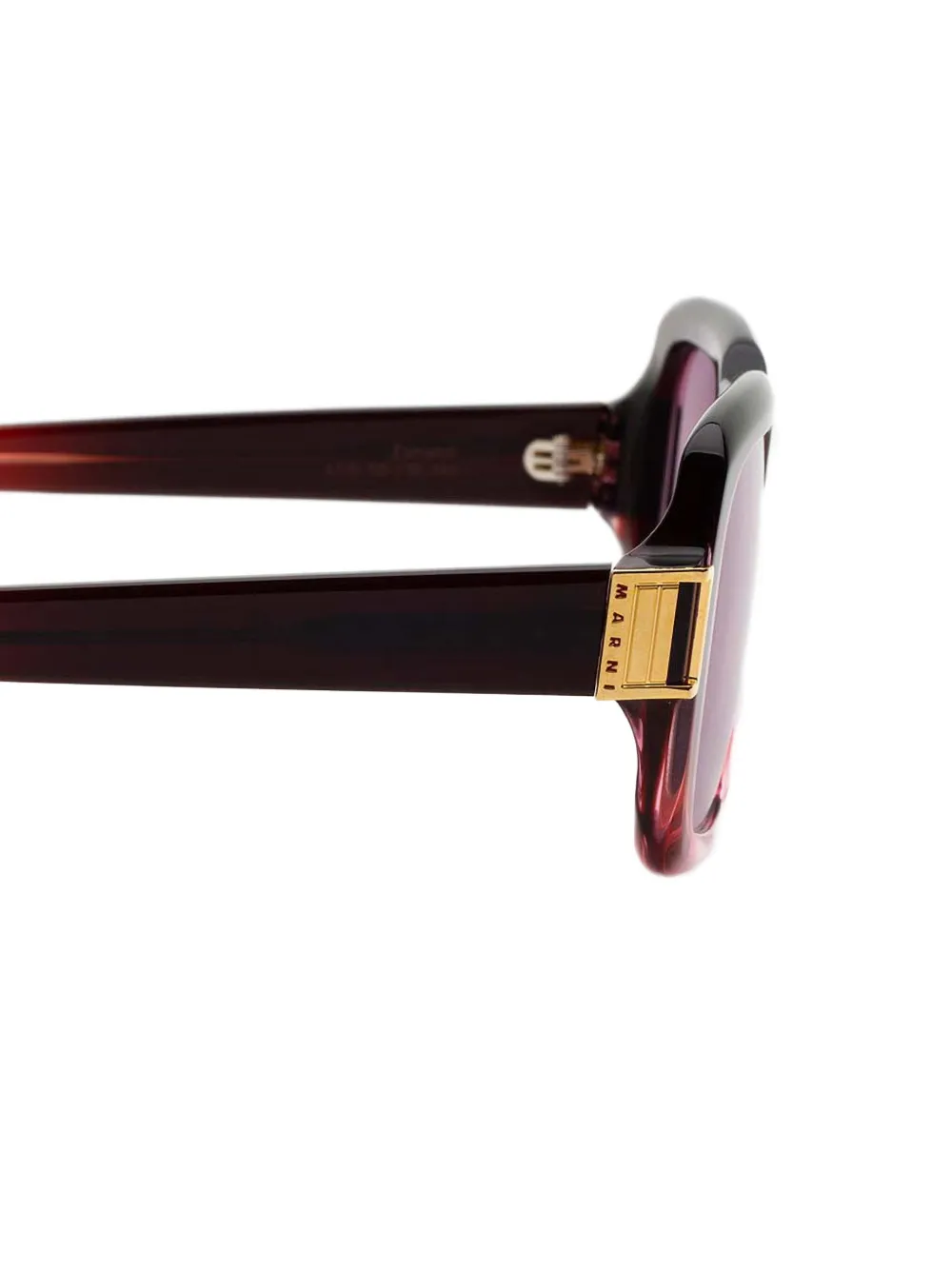  Marni Eyewear Rectangle Sunglasses - Purple 