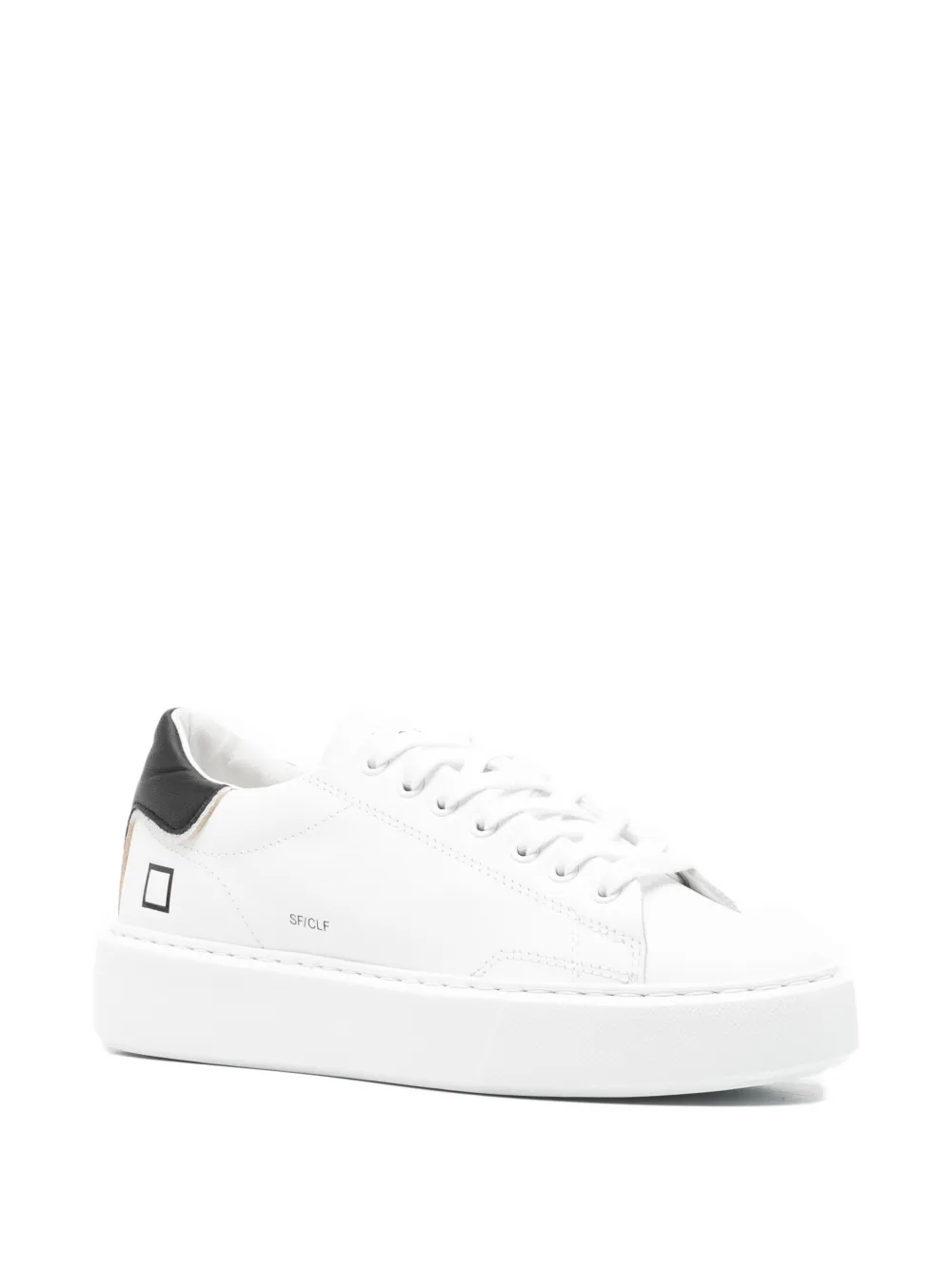 D.A.T.E. Sfera sneakers met logopatroon Wit