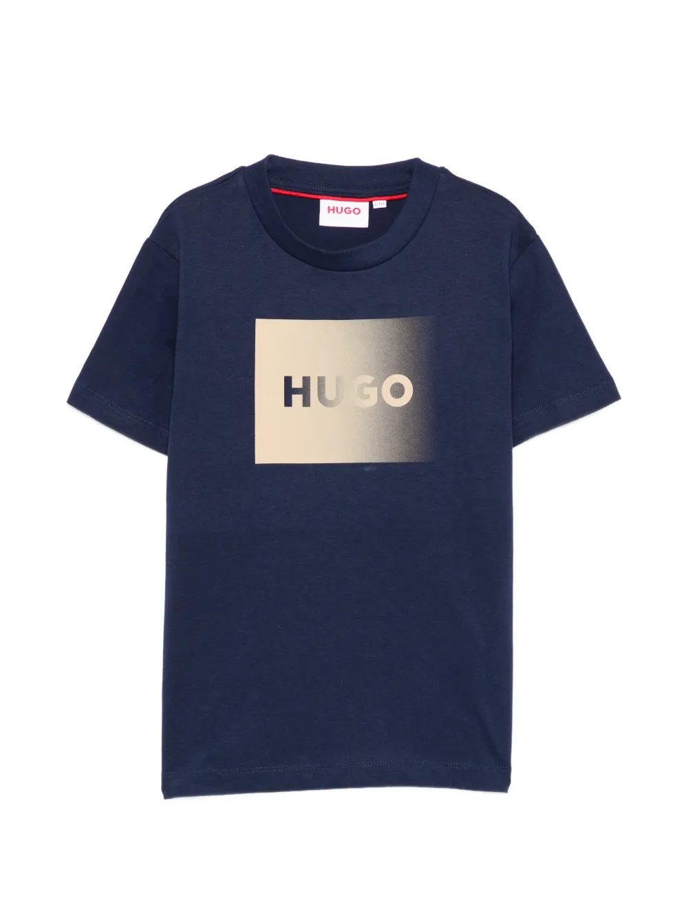 HUGO KIDS logo T-shirt - Blu
