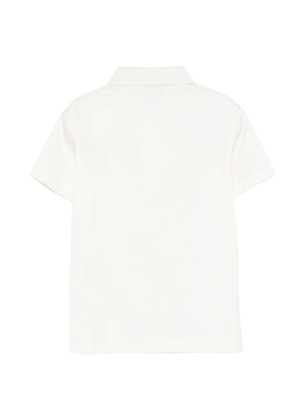 Roberto Cavalli Junior Poloshirt met korte mouwen en logo Wit