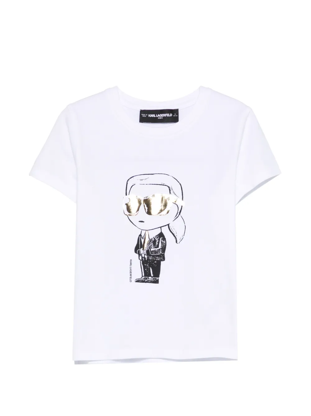 Karl Lagerfeld Kids graphic T-shirt - Bianco