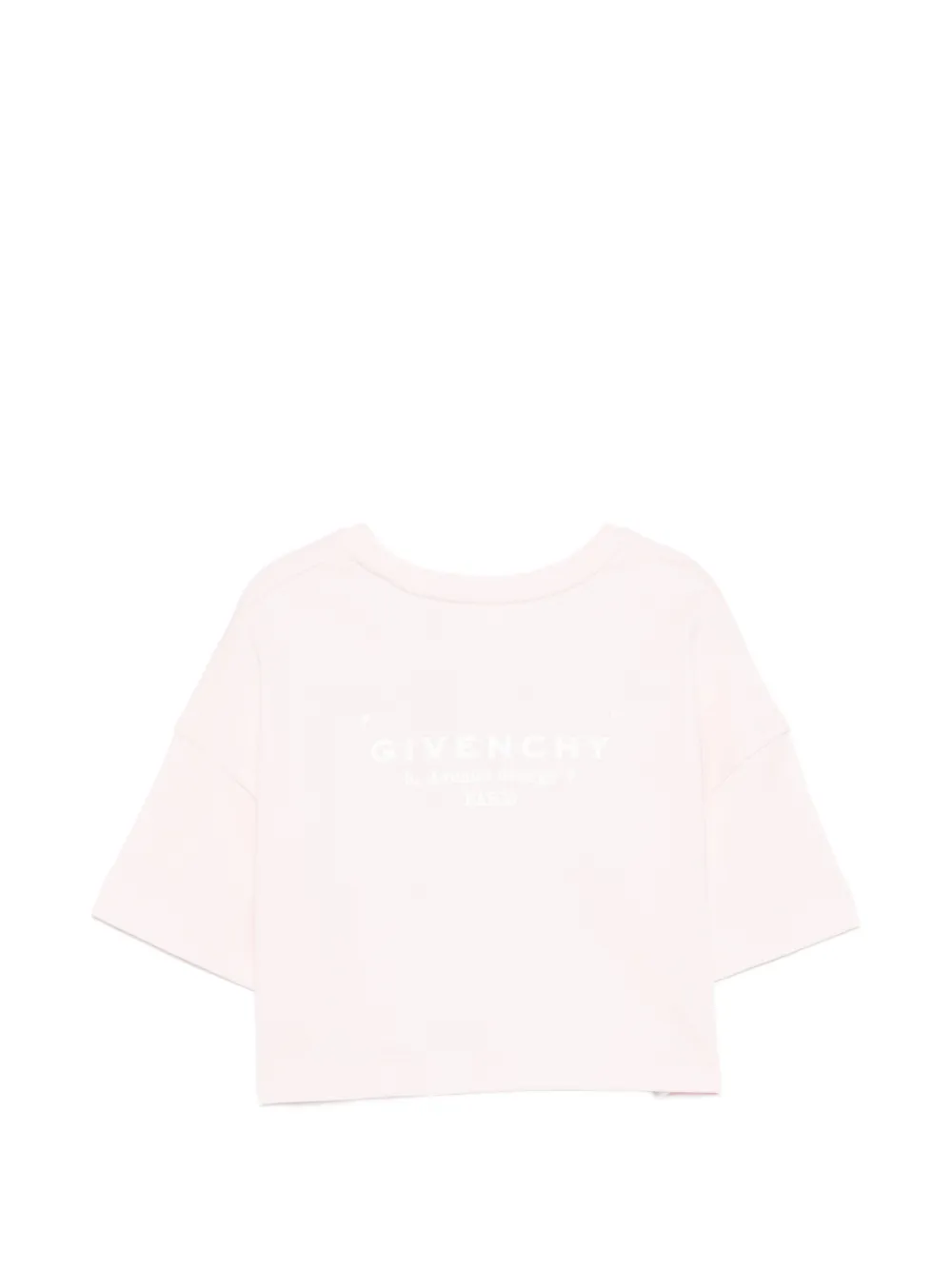 Givenchy Kids T-shirt met logo Roze