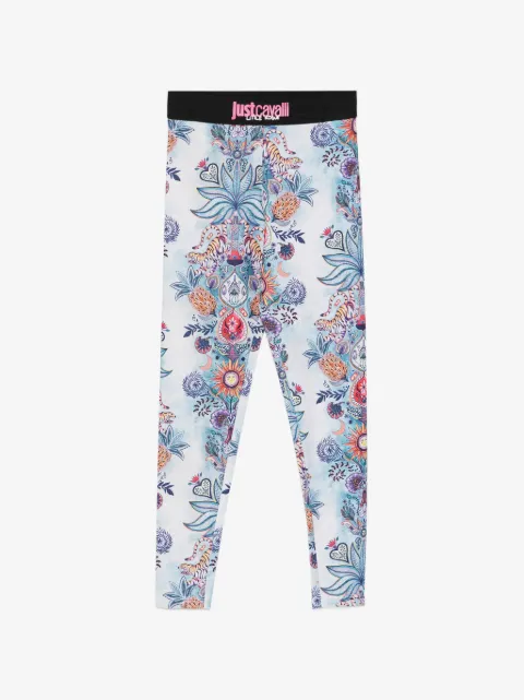 Just Cavalli Little Rogue floral print leggings