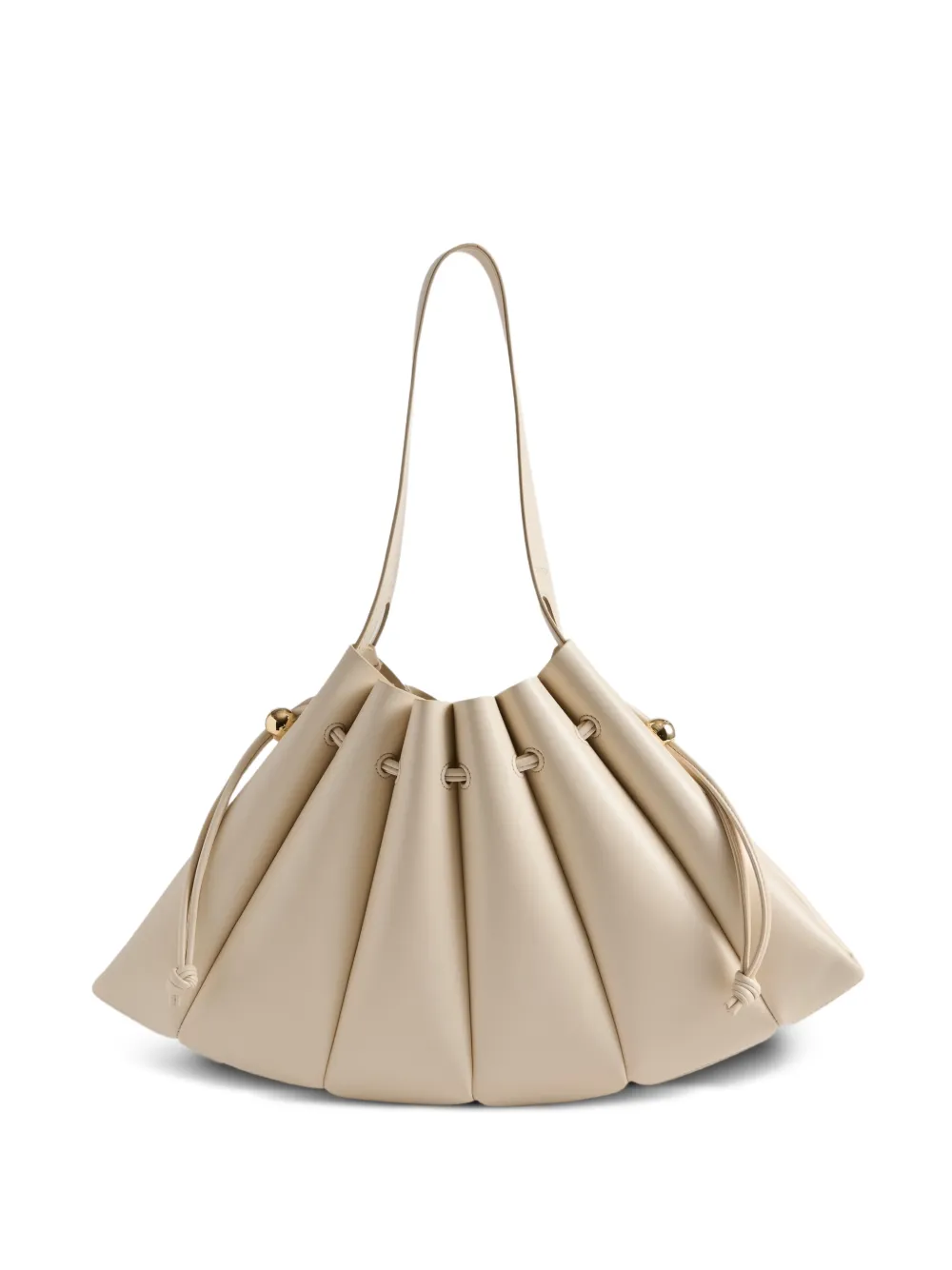 Themoirè Calipso Bottalato drawstring-detail shoulder bag - Toni neutri