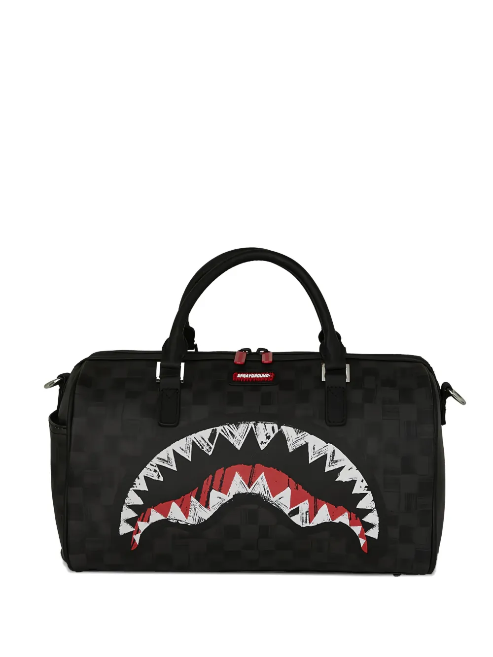 Sprayground checkerboard-pattern holdall - Nero