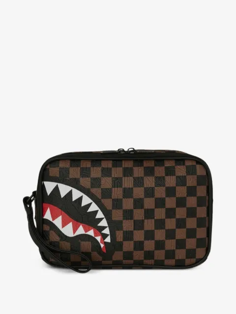 Sprayground チェック トラベルポーチ