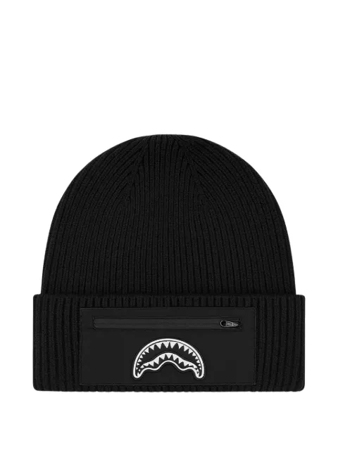 Sprayground zip-detail beanie hat